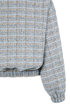 YAYA - Short Boucle Jacket - Ice Blue