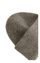 YAYA - Soft Knitted Beanie with Cuff - Teak Brown Melange