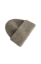 YAYA - Soft Knitted Beanie with Cuff - Teak Brown Melange