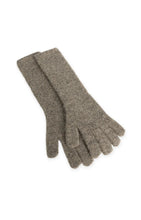 YAYA - Soft Knitted Gloves - Teak Brown Melange