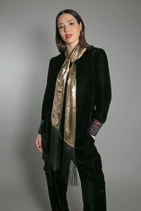 Nooki Stevie Lame Scarf - Gold
