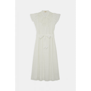 SUNCOO Cedra Robe Dress - White