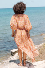 Sundress - Evelyn Arizona White & Brown with  Sun Glitter dress