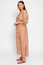 Sundress - Evelyn Arizona White & Brown with  Sun Glitter dress