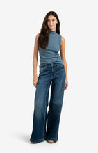YAYA - Wide Leg Jeans - Dark Blue Denim
