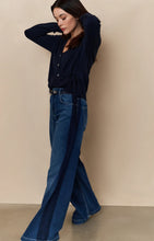 YAYA - Wide Leg Jeans - Dark Blue Denim