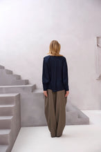 BRDR - Trina Blouse - Navy Blue