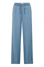 YAYA - Chambray Trousers - Blue