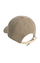YAYA - Wool Cap with Drawstring - Pure Cashmere Grey