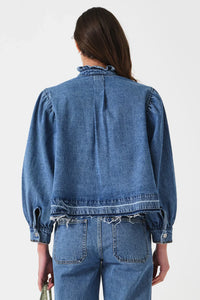Seventy + Mochi - Ziggy Cropped Jacket - Rodeo Blue