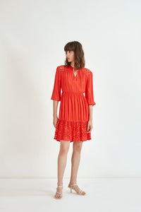 Suncoo Red Mini Dress