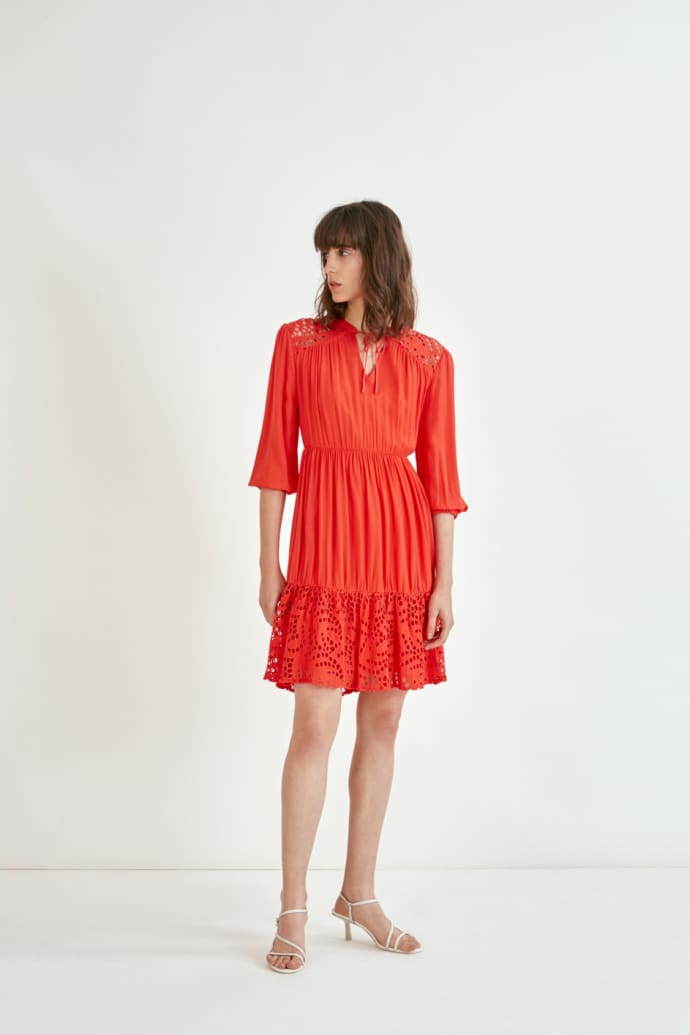 Suncoo Red Mini Dress