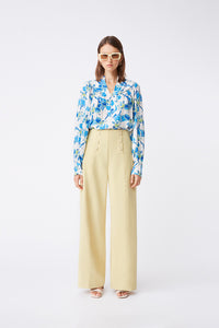 Suncoo Leonie Floral Print Blouse - Blue