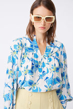 Suncoo Leonie Floral Print Blouse - Blue