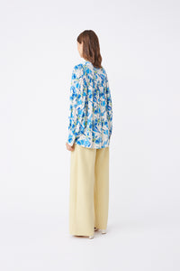 Suncoo Leonie Floral Print Blouse - Blue