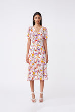 Suncoo Caitlin Floral Print Midi Dress - Mauve