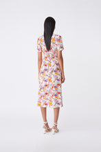 Suncoo Caitlin Floral Print Midi Dress - Mauve