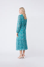 Suncoo Caina Cashmere Print Long Dress
