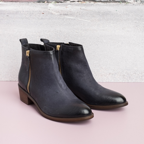 Cara Navy Blue Saluki Boot
