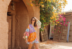 Sundress Linette Mini Dress - Saint Tropez