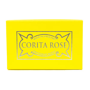 Corita Rose Velvet Clutch - Yellow Horses