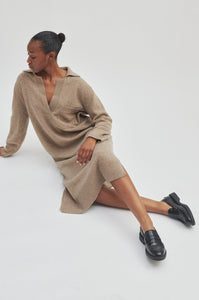 Second Female Jagoda Knit Dress Tobacco Brown