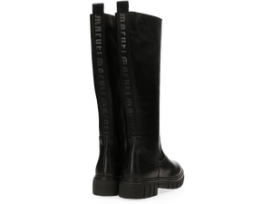 Maruti Thom Black Leather Boots