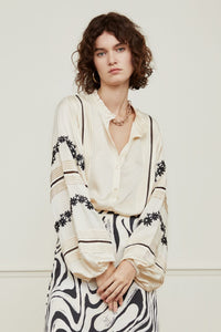 Fabienne Chapot Dune Blouse - Creme Brulee