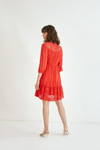 Suncoo Red Mini Dress