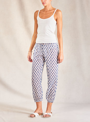 M.A.B.E Bessie Navy Pj Bottoms