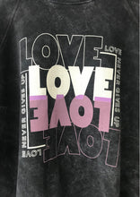 Berenice Love Slogan Sweater In Carbon