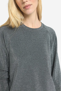 Ottod'Ame Lurex Sparkle Lounge Suit - Grey