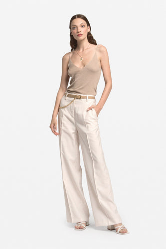 Ottod'Ame Vanilla Wide Leg Trousers