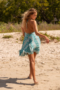 Sophia Alexia Mini Ibiza Dress - Blue Diamond