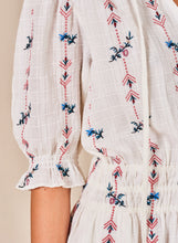 M.A.B.E Elda White Midi Dress