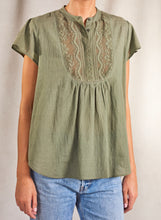 M.A.B.E Freya Khaki Top