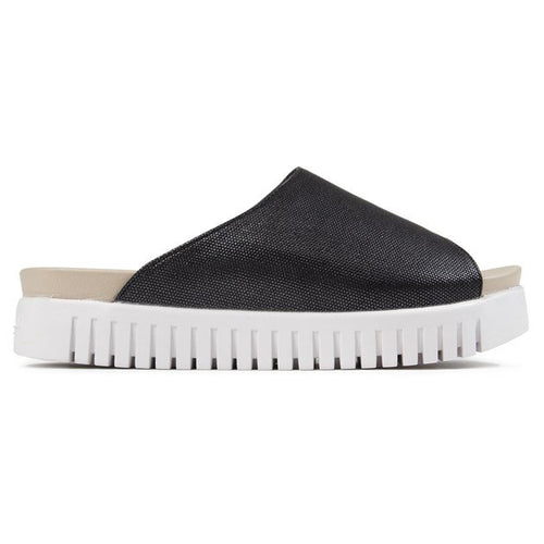 Ilse Jacobsen Black Tulip Slides Flats