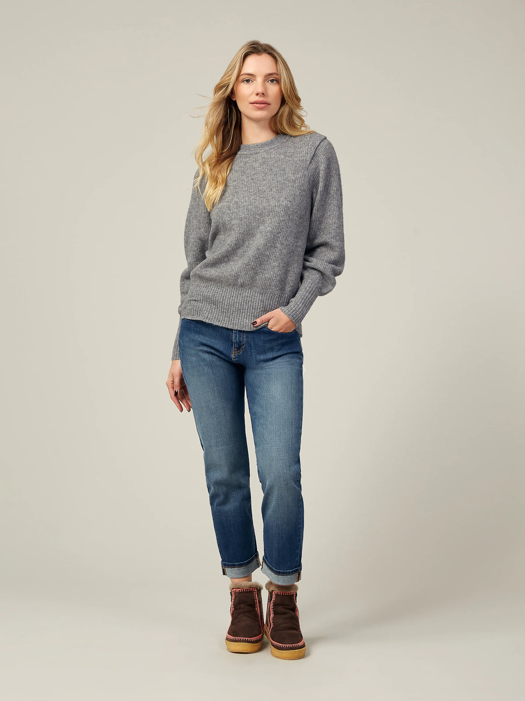 Nooki Klara Jumper Grey