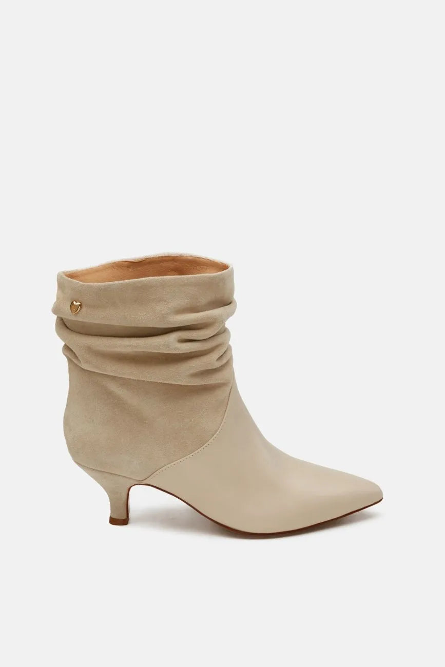 Fabienne Chapot Kelly Ankle Boot - Desert Leather /Suede