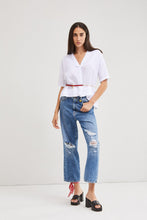 Ottod'Ame Linen Short-Sleeve Shirt - White (EC4643)