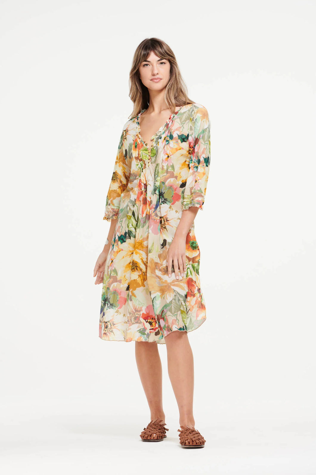 One Season Midi Poppy Dress - Floraganza - Floral