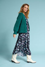 POM CARDIGAN - PACIFIC GREEN