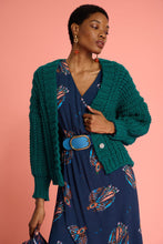 POM CARDIGAN - PACIFIC GREEN