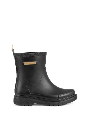 Ilse Jacobsen Black Short Rubber Boots  STYLE 320