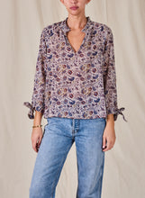 M.A.B.E. Rosa Print Long-Sleeved Top
