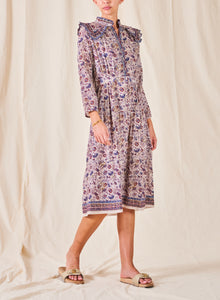 M.A.B.E Rosa Print Midi Dress