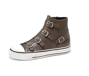 ASH Brown Virgin Leather Trainers