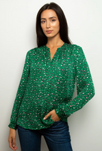 Primrose Park Sandy Green Leo Blouse