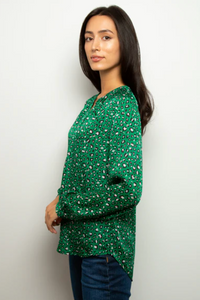 Primrose Park Sandy Green Leo Blouse