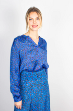 Primrose Park Sandy Blue Leo Blouse